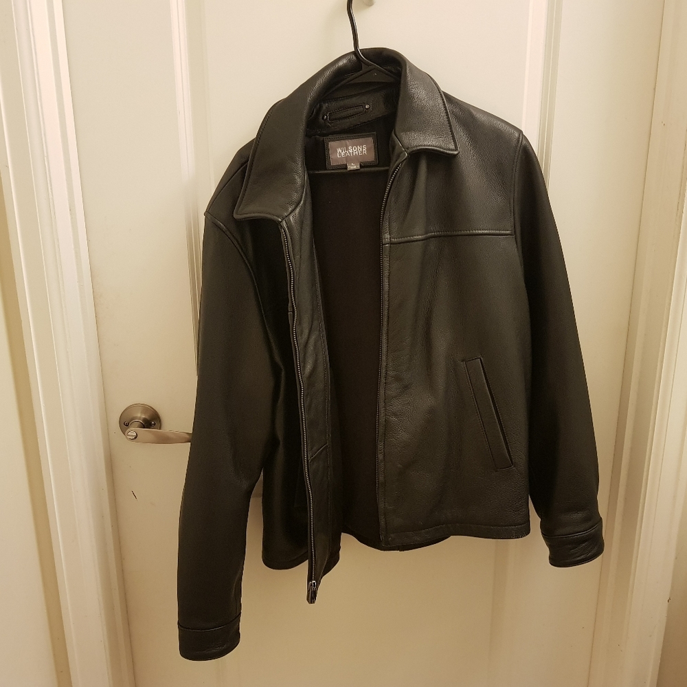Black Wilsons leather jacket